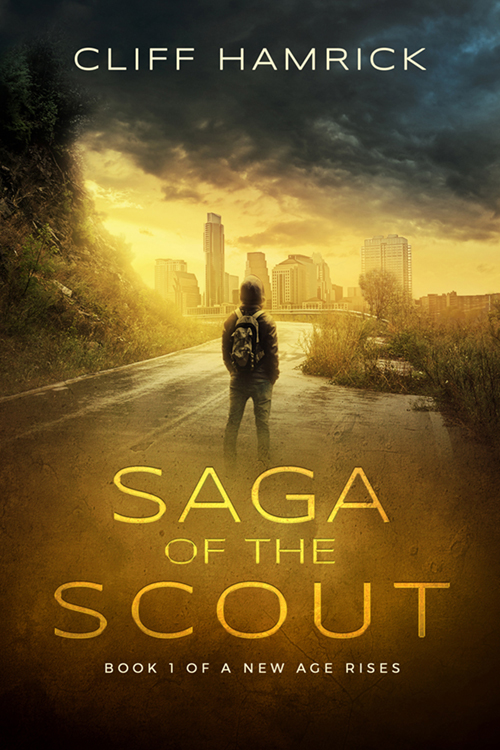 Post Apocalyptic Book Cover Design: Saga of the Scout